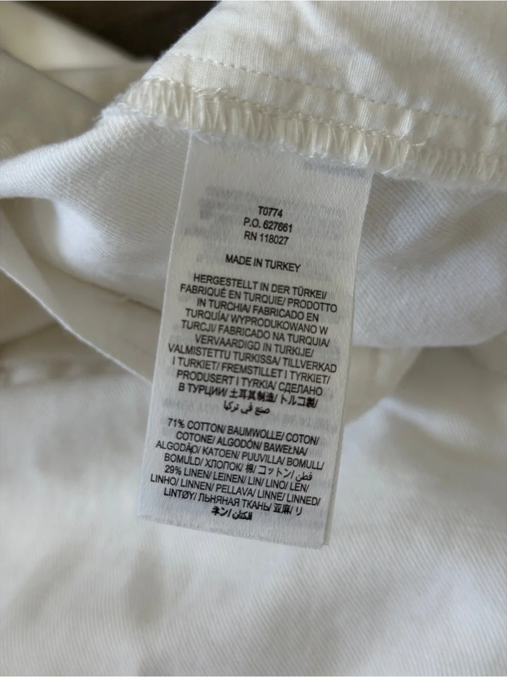 Boden White High-Waist Linen Blend Shorts